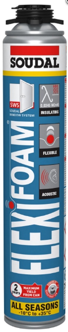 Монтажная пена. Flexi Foam. Soudal. 750ml
